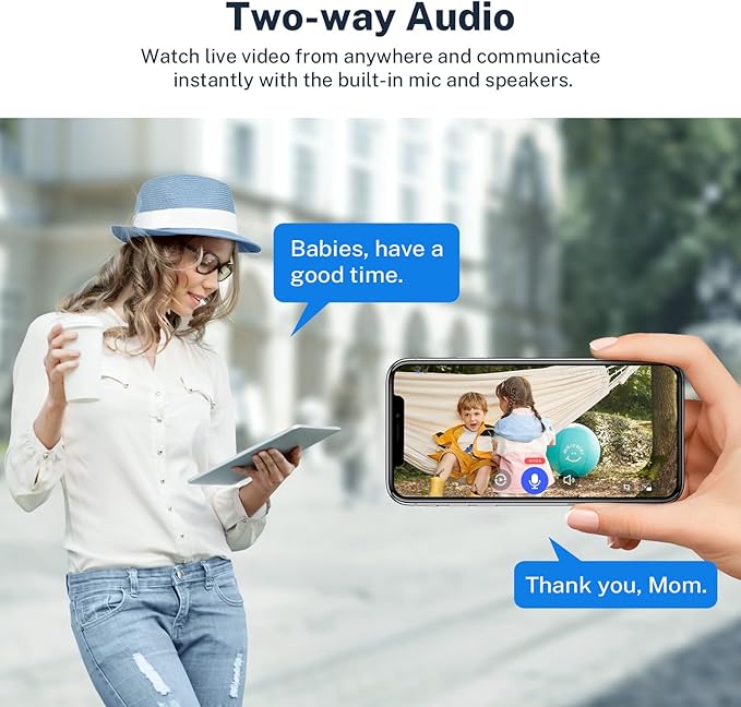 1080P Security Camera Wireless Outdoor with AI Human Detection, Live View, 2.4G WiFi, Home Security System, Instant Alerts, 2-Way Audio, Cloud Storage, Battery Powered (4 spotlights, 1 Pcs)