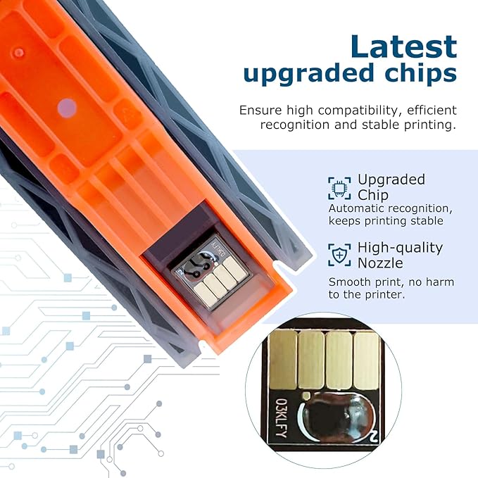 902 XL Replacement for HP 902XL Ink Cartridges Combo Pack 4 Pack for OfficeJet 6968 6978 4-Pack 6960 6962 6963 6964 6966 6970 6971 6974 6975 6978 6950 6954 6956 6958 6951 6961 Printers for HP902 KCMY