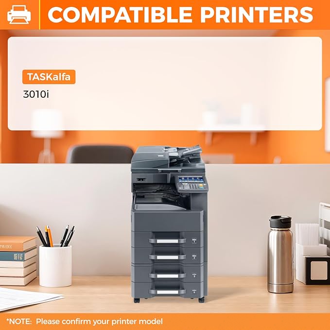 TK-7107 TK7107 Toner Cartridge Black 1-Pack High Yield Replacement for TK-7107 TK7107 1T02P80US0 Toner Cartridges Compatible with Kyocera TASKalfa 3010i Printer Ink Multifunctional Copy (20,000 Pages)