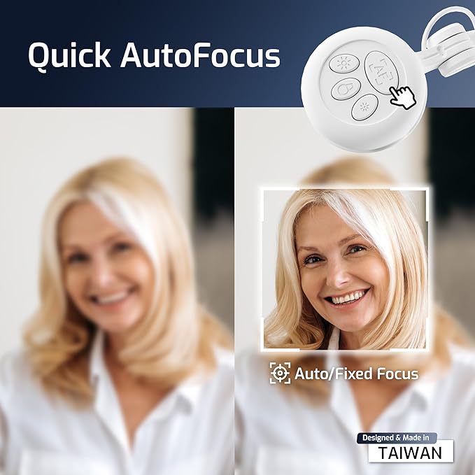 INSWAN INS-1 USB Document Camera — 8MP Ultra HD, Auto Focus, LED , Built-in Mic, Windows, Mac, iPad, Chromebook Compatible for Distance Learning, Remote Teaching, Web Conferencing, Live Demo