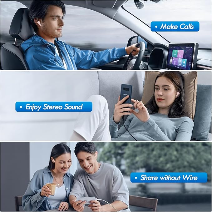 kurdene Wireless Earbuds, Bluetooth 5.3 in Ear Buds Light Weight Headphones with Deep Bass Sound,48 Hours Playtime Headset,Clear Calls Earphones with Mics for Sports Workout Pink