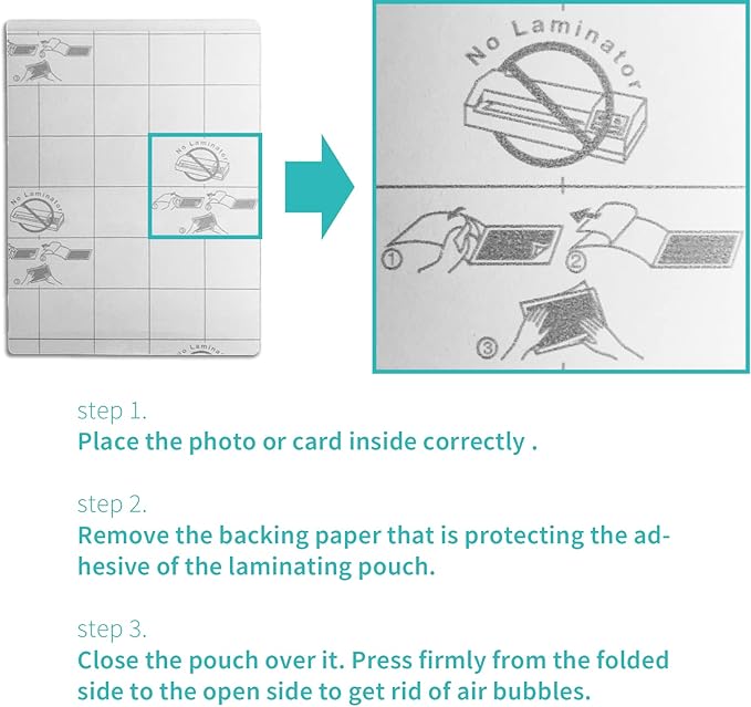 Binditek 10 Pack 10 Mil Self-Sealing Laminating Pouches, 4.5 x 6.4 Inches for Photos, Glossy Finish, No Machine Needed, 4 x 6 Inches Self-Adhesive Laminating Pouches, Office Supplies