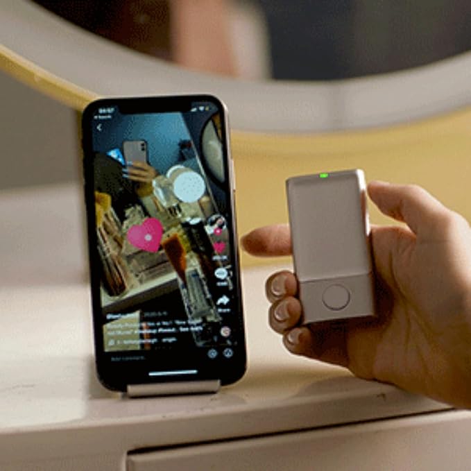 CheerTok Enhanced Design Bluetooth Touchpad Air Mouse Presentation Clicker, Wireless Presentation Remote with Red Laser Pointer for iPad, iPhone, Androids, Tablets, Mac, Windows