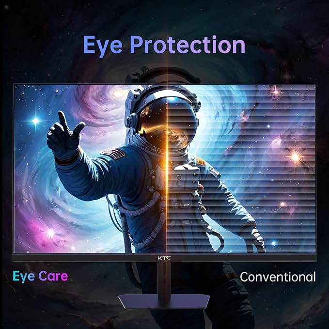 KTC 24.5'' Gaming Monitor 180Hz FHD,Fast IPS 1080P 1 ms, 128% sRGB HDR10,Freesync HDMI x 2 /DP x 1 VESA Tilt Adjustable Xbox PS5 Switch (HDMI Cable Included)