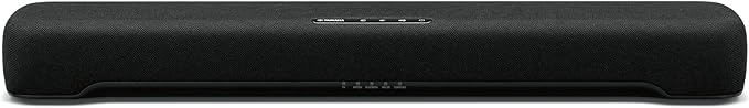 Yamaha Audio SR-C20A Compact Sound Bar with Built-in Subwoofer and Bluetooth, Black