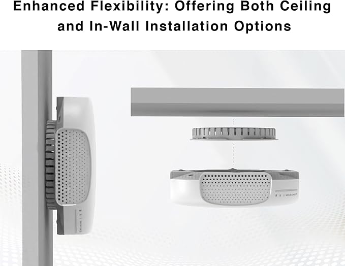 BROWAN WiFi 6 Access Point AX6600 WAP Mesh Tri-Band MU-MIMO 8 Spatial Streams 3500 Square Feet Coverage 300 Devices 2.4 GHz 5GHz PoE Powered Indoor Ceiling Mount for Home Gaming Office Prism MI10