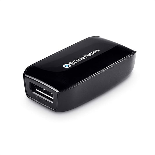 Cable Matters Active DisplayPort Repeater, Support 4K@240Hz up to 32ft, 4K@60Hz up to 80ft, (DP 1.4 Repeater, DisplayPort Signal Booster, DP Amplifier) for VR Headset, Gaming Monitor