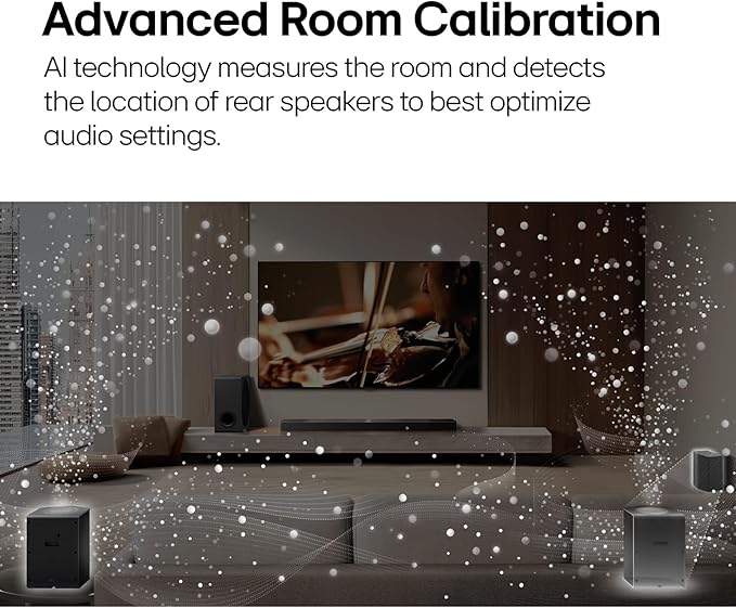 LG S90TR 7.1.3-Channel OLED evo TV Matching Home Theater Soundbar with Rear Surround Speakers and Wireless Subwoofer, Wow Orchestra, Dolby Atmos, WOWCAST Built-in (2024 Model)