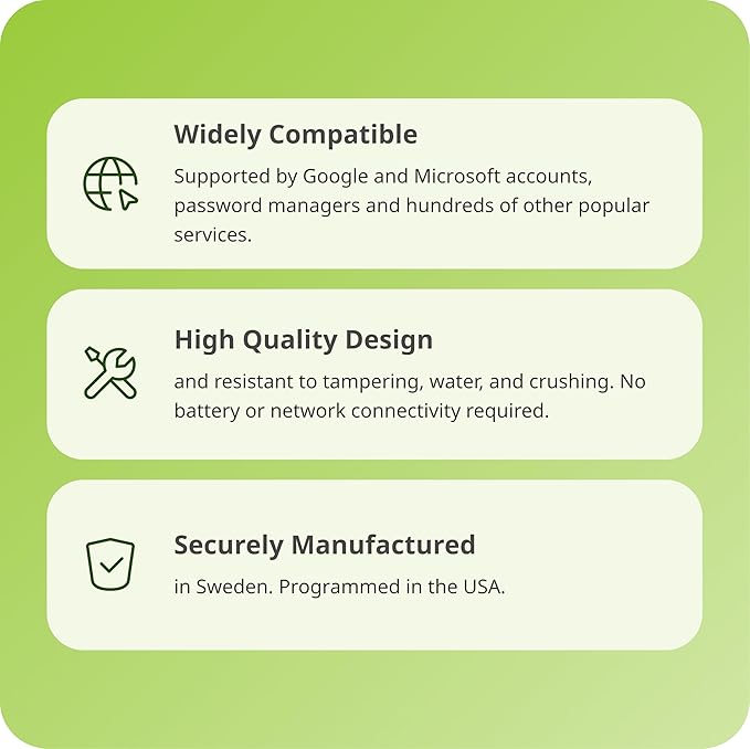 Yubico - YubiKey 5Ci - Two-Factor authentication Security Key for Android/PC/iPhone, Dual connectors for Lighting/USB-C - FIDO Certified