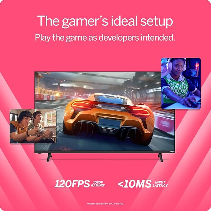 VIZIO 50-Inch Quantum 4K QLED Smart TV Bundle – 120fps Gaming, Dolby Vision HDR10+, HDMI VRR, Bluetooth, Alexa Compatible, w/AUX HDMI Cable, 12-Month CPS Protection, Screen Cleaner w/Microfiber