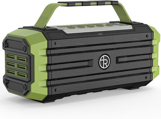 Portable Bluetooth Speaker 120W Peak 80W Wireless Speakers, TWS Pairing, Deep Bass, Hi-Fi Loud Speaker, IPX6 Waterproof, DSP Sound Boombox for Outdoor, Camping, Party, Beach