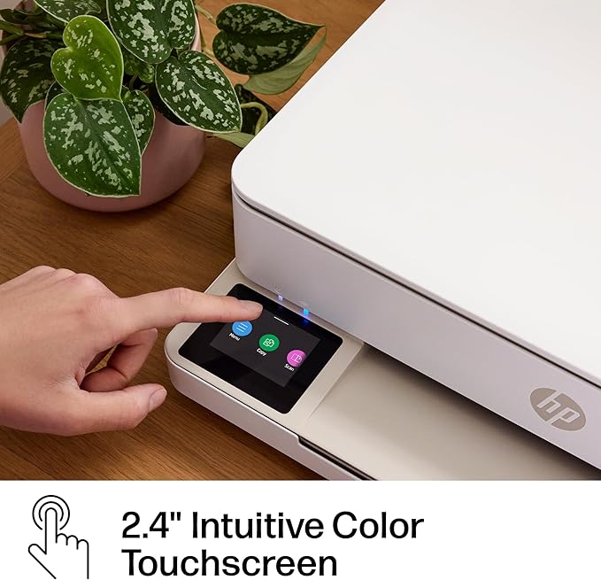 HP Envy 6155e Wireless All-in-One Color Inkjet Printer, Portobello, Print, scan, copy, Duplex printing Best-for-home, 3 month Instant Ink trial included, AI-enabled (714L5A)