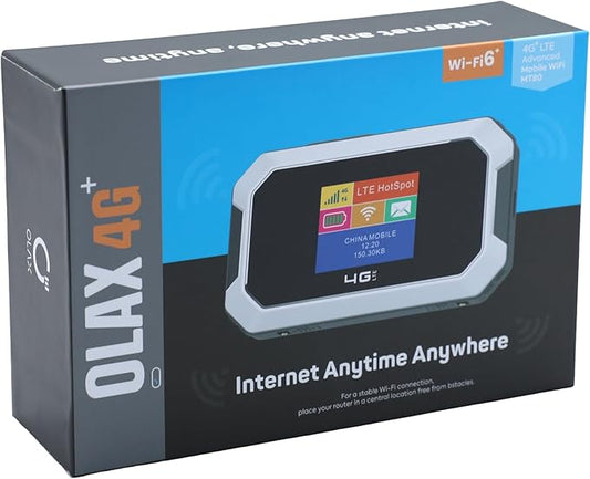 Spectrum Smart 4G LTE-Advanced Mobile WiFi Hotspot Router with VPN, Pre-Installed SIM Card, Portable Modem for US and Europe, Ideal for Travel