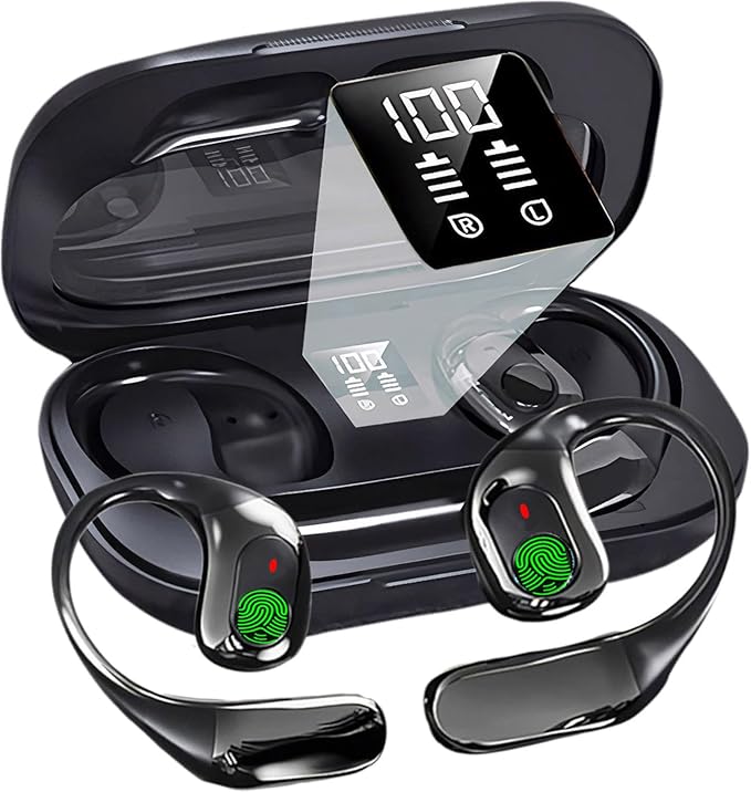 Ai Translator Earbuds Translation Headphones Real-Time 144 Languages with Online & Offline Adjustable Ear-Hook 36H Playtime Perfect for Travel & Business