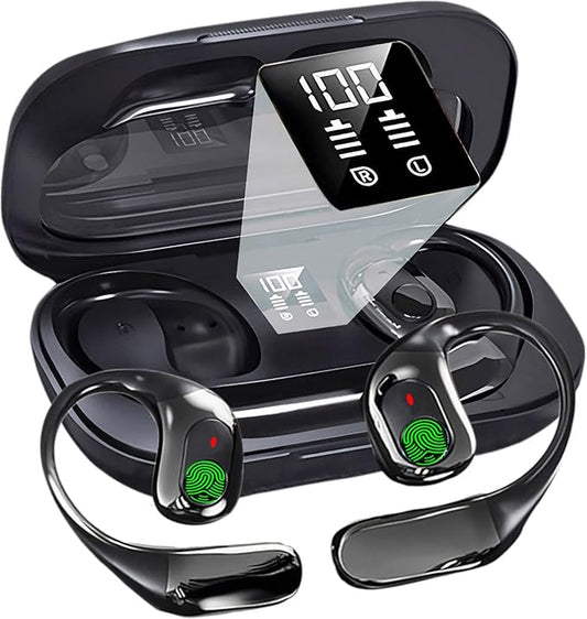 Ai Translator Earbuds Translation Headphones Real-Time 144 Languages with Online & Offline Adjustable Ear-Hook 36H Playtime Perfect for Travel & Business