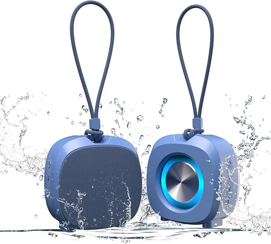 Bluetooth Speaker Portable Media Players Clear Loud Stereo Sound Deep Bass Wireless Speaker With Lights TWS IPX5 Waterproof Small Speakers Long Playtime for Home/Party/Outdoor/Beach Electronic Gadgets