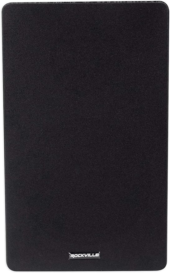Rockville Pair RockShelf 68B V2 400W Black 6.5" Home Bookshelf Speakers, 8 Ohm, Kevlar Woofers, Silk Dome Tweeters, Wall-Mountable, for Home Theater and Stereo Systems