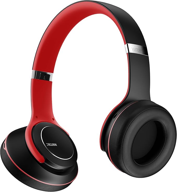 Bluetooth Headphones Over Ear, 90 Hours Playtime Wireless Headphone with 3 EQ Modes, Noise Isolating HiFi Stereo with Deep Bass, Microphone, Soft Earpads for Cellphone/PC