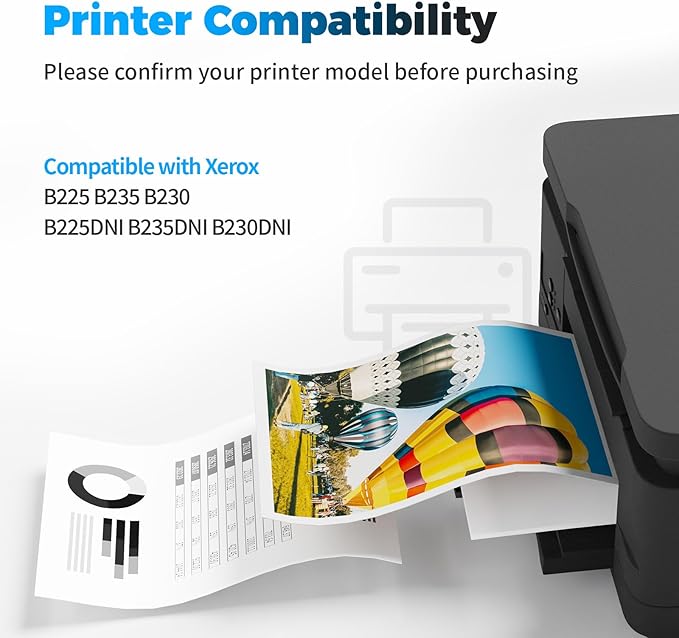 B230 B225 B235 Toner Cartridges 1 Pack Compatible with Xerox B230 006R04399 006R04400 006R04401 for B225 B235 B230 B225DNI B235DNI B230DNI Printers (with Chip)