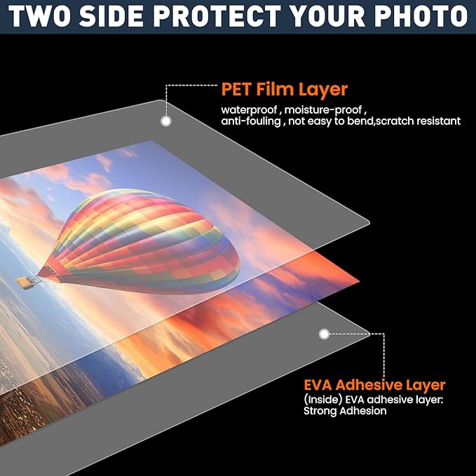 CAREGY Thermal Laminating Pouches,660 Pack Laminating Sheets, 3 Mil, 9 x 11.5 Inches Lamination Sheet Paper for Laminator, Round Corner Letter Size, Office and School Supplies