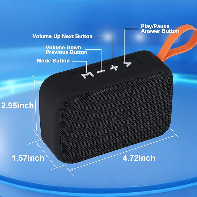 Portable Bluetooth Speakers, Wireless Bluetooth Speaker, Deep Bass, Outdoor Speakers with Handle, Supports TF Card for Outdoor
