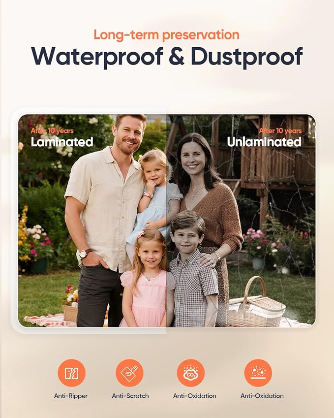 9-Inch Thermal Laminator Machine with Built-in Paper Trimmer & Corner Rounder, Fast 4-Min Warm-Up, Jam-Free System, Ideal for Home, Office & School