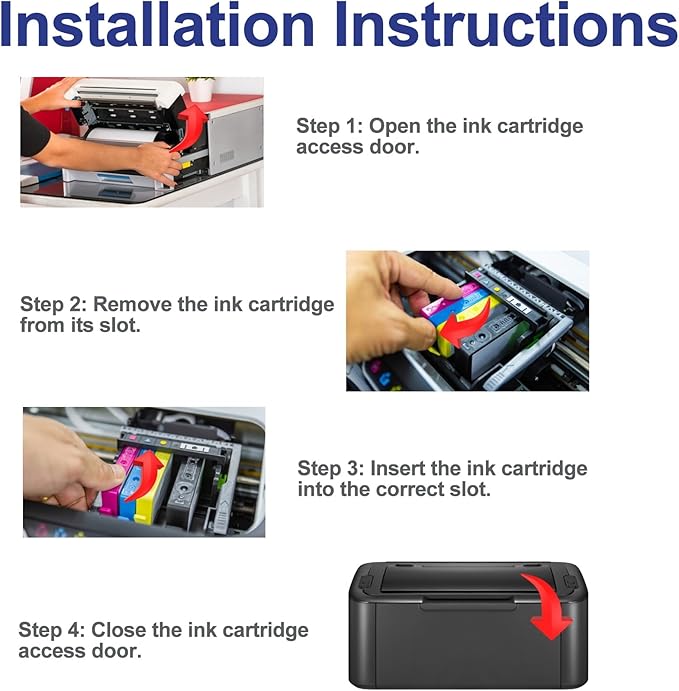 Remanufactured 232XL Ink Cartridge Replacement for 232XL 232 XL T232XL Black for XP-4200 XP-4205 WF-2930 WF-2950 Printer (2Pack, 2 Black)