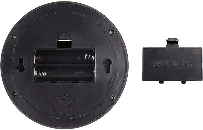 WALI Dummy Fake Security CCTV Dome Camera with Flashing Red LED Light with Security Alert Sticker Decals (SD-4), 4 Packs, Black