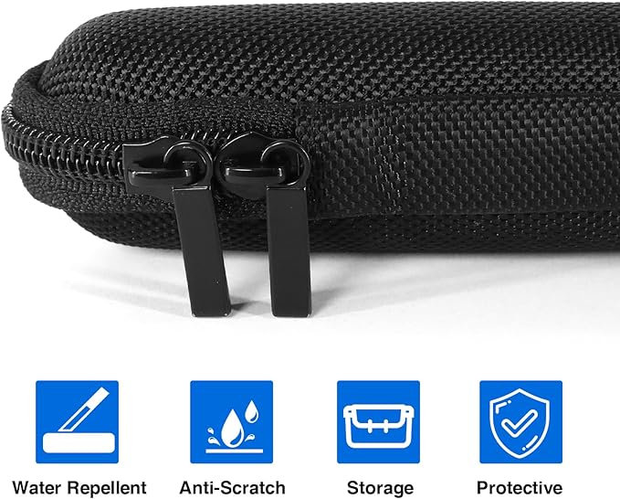 DINOSTRIKE Pointer Clicker for Presentation with Case, Air Mouse Wireless Presenter Remote Control Powerpoint Clicker Storage Organizer Proective Bag