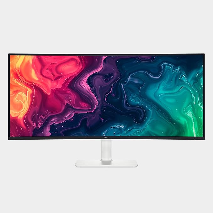 Dell 34 Plus USB-C Curved Monitor - S3425DW - 34-inch (3440 x 1440) up to 120 Hz 21:9 Display, VA Panel, AMD FreeSync Premium, 99% sRGB, 95% DCI-P3, Integrated Speakers, 3000:1 Contrast Ratio