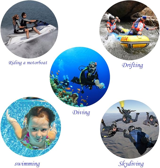 Suptig Replacement Waterproof Case Protective Housing Compatible for GoPro Hero 7 Black Hero 6 Hero 5 Underwater Use - Water Resistant up to 147ft (45m)