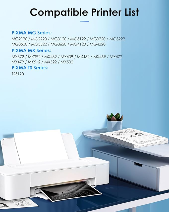 240XL Black Ink Cartridge Replacement for Canon 240XL 240 XL PG-240 PG-240XL for PIXMA MG3620 MG3600 TS5120 TS5100 MG3220 MG3520 MG2120 MX472 MX452 Printer (2 Black)