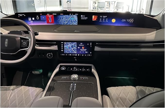 SXCY 7PCS for 2025 Lincoln Navigator Screen Protector [Tempered Glass, GPS]+[Nano, Front Display Apart+Rear AC] for Lincoln Navigator Accessories 2025 Navigator Display Screen