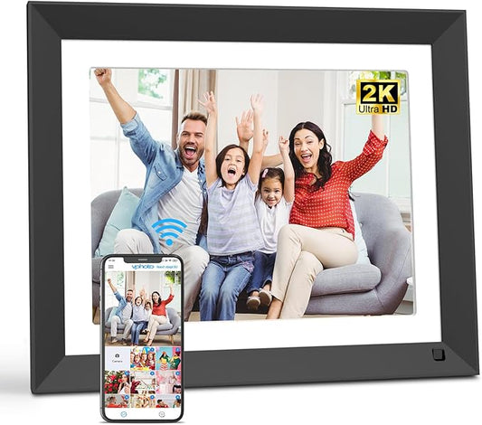 FULLJA Dual-WiFi Digital Photo Frame - 11-inch 32GB 2K Smart Digital Picture Frame, Motion Sensor, Full Function, Sharing Photos and Videos via App/Email Instantly, Unlimited Cloud Storage