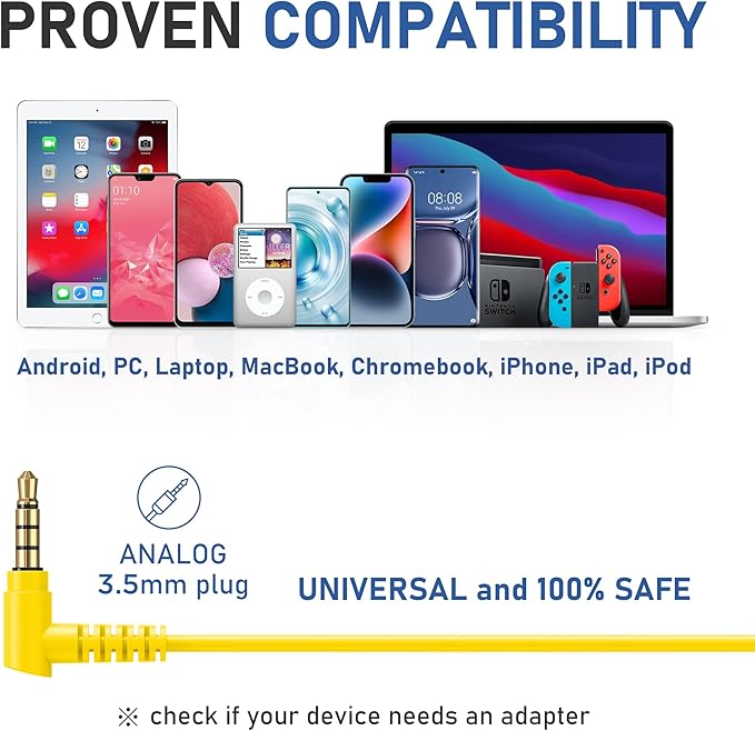LUDOS FEROX USB C Headphones for iPhone 16 15 Pro Max Plus iPad Pro, 5 Years Warranty, Magnetic USB-C Earbuds for Samsung Galaxy S24 S23 Ultra S22 S21 S20 A55 A54 A53, USB Type C Earphones - Yellow