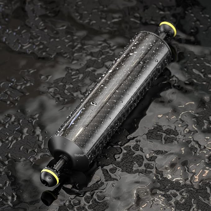 Seafrogs Carbon Fiber Underwater Float Arm, Dual Ball Lightweight Buoyancy Arm for Diving Tray, Video Light, and Strobe - Compatible with Underwater Photography and Videography Accessories(GA-8)