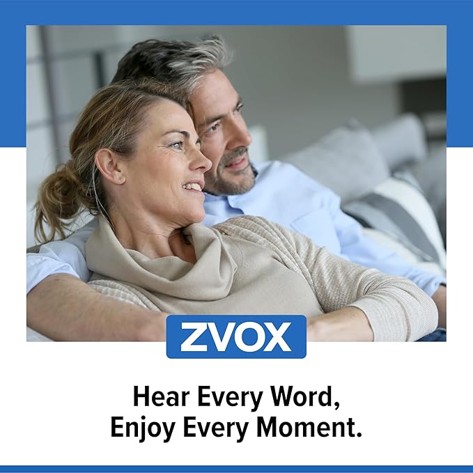 ZVOX Dialogue Clarifying Sound Bar - Patented Hearing Technology, AccuVoice TV Sound Bar with 12 Levels of Voice Boost, 17" Home Theater TV Speakers, Ideal for Smart TVs - AV157 Espresso