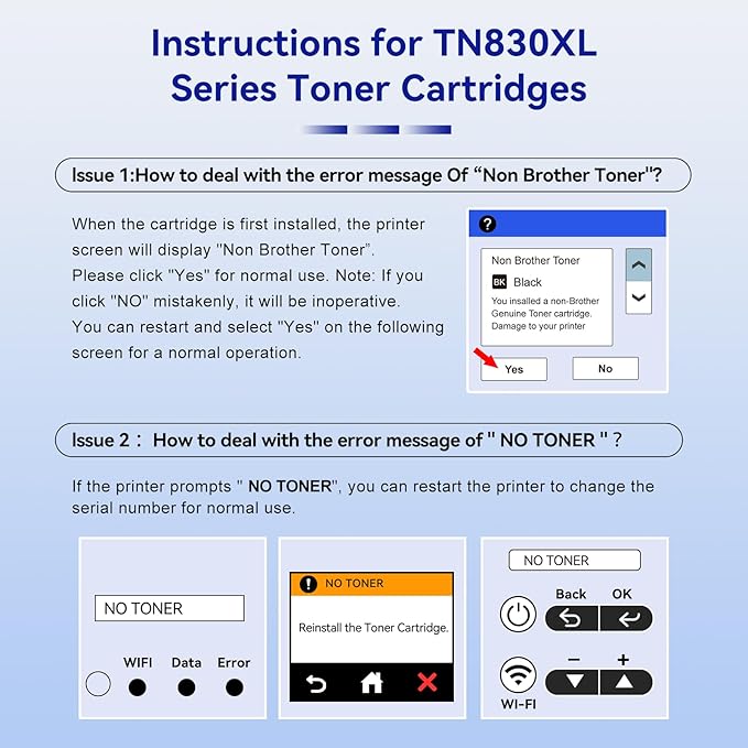 TN830XL TN830 XL/V/R Toner Compatible Replacement for Brother TN830XL TN-830 XL Black for HL-L2460DW DCP-L2640DW MFC-L2820DW L2820DWXL 2405W L2400D L2480DW Toner TN830 V/R,4P