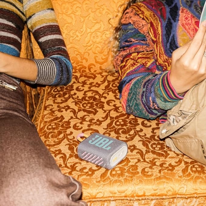 JBL Go 3 Portable Bluetooth Speakers (Gray, Teal)