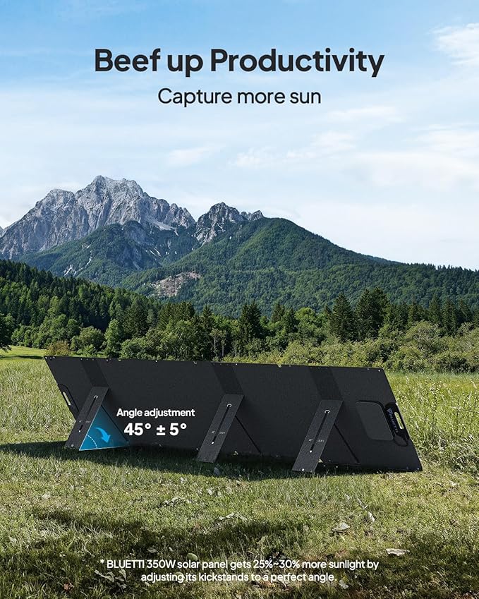 BLUETTI AC200L Solar Generator Kit, 200W Solar Panel (Ships Separately) Included, 2048Wh LiFePO4 Battery Backup w/ 4 2400W AC Outlets, 3600W Power Lifting, Portable Power Station for Camping, Home Use