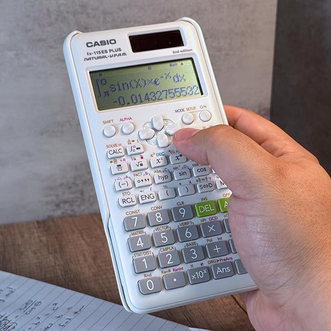 Casio fx-115ES Plus 2nd Edition – Advanced Scientific Calculator | 280+ Functions, Natural Textbook Display℠ | Ideal for Math, Science, Engineering & Statistics