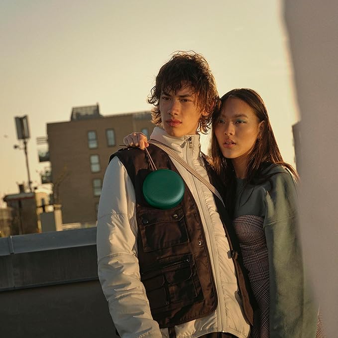 Bang & Olufsen Beosound A1 2nd Generation Wireless Portable Waterproof Bluetooth Speaker With Microphone, Green