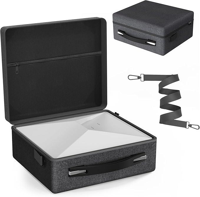 Starlink Mini Case, IP67 Waterproof Hard Case Precision Cut Foam For Starlink Mini, Kickstand, Pipe Adapter, Power Supply, Cables, Outdoor, Travel, Camping