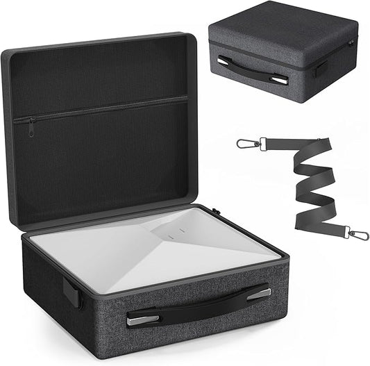 Starlink Mini Case, IP67 Waterproof Hard Case Precision Cut Foam For Starlink Mini, Kickstand, Pipe Adapter, Power Supply, Cables, Outdoor, Travel, Camping