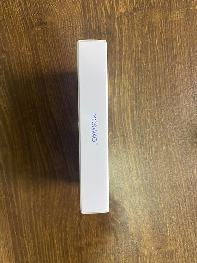 MOSWAG in Ear Headphones, Half in Ear Headphones with Mic Built in Volume Control Suitable for IPad, Android, MP3, Samsung Most 3.5mm Audio Devices