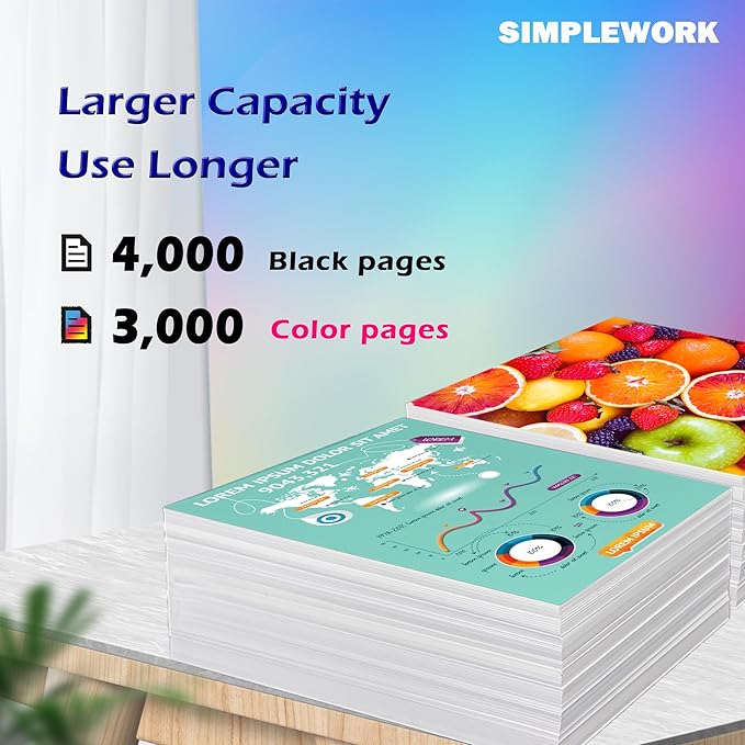 TK-5242 Toner High Capacity Cartridge Set (4Pack, 1BK/1C/1M/1Y) -1T02R70US0 1T02R7CUS0 1T02R7BUS0 1T02R7AUS0 for Kyocera ECOSYS P5026cdn P5026cdw M5526cdw M5526cdn Laser Printers.