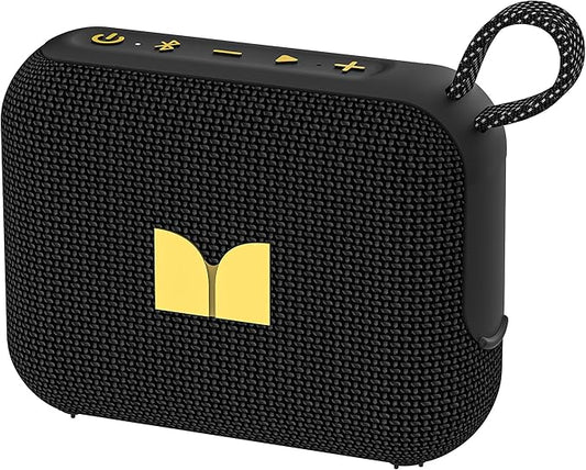 Monster Cube 1 Portable Bluetooth Speaker, IPX7 Waterproof, Bluetooth 6.0, 20H Playtime, Powerful Stereo Sound, Speaker for Home, Outdoors and Travel, Black