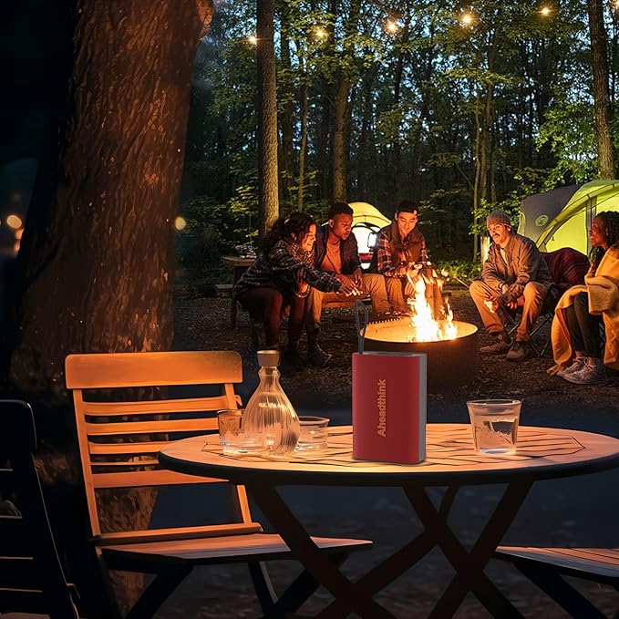 Bluetooth Speaker, Portable Wireless, IPX5 Waterproof, Bluetooth 5, RGB Color Lights, Loud Stereo Sound, Bass, TWS Pairing, for Party, Home, Outdoor, Traveling