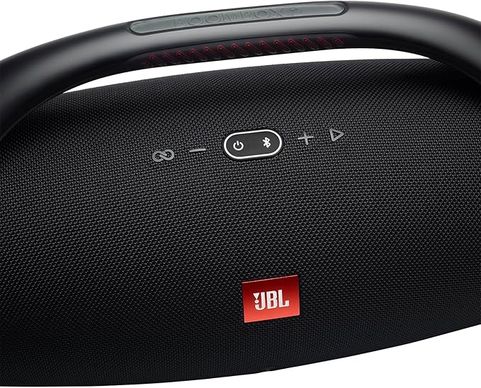 JBL Boombox 2 - Portable Bluetooth Speaker, Powerful Sound and Monstrous Bass, IPX7 Waterproof, 24 Hours of Playtime, Powerbank, JBL PartyBoost for Pairing, for Home and Outdoor(Black)