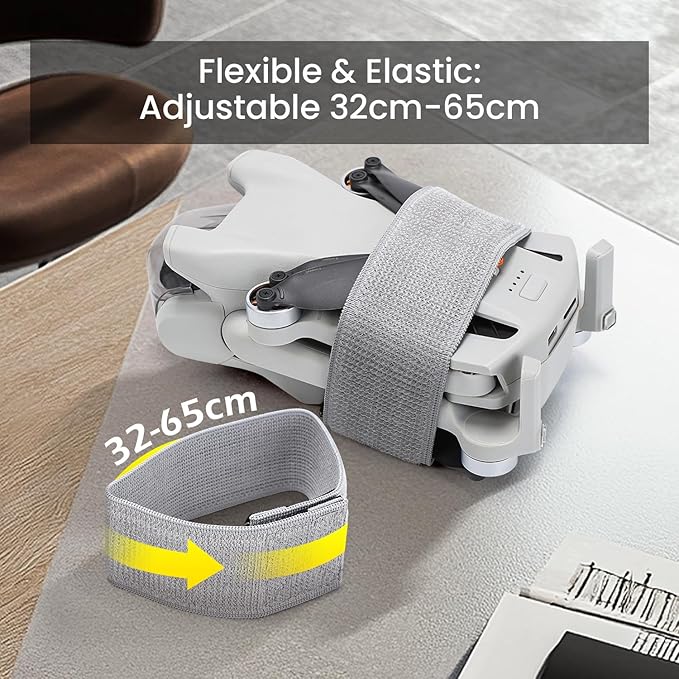 Holyton Propeller Holder Strap Accessories for DJI Air 3/Mini 3 4 pro/Mini 2 3/Mavic 2 pro Zoom/Mavic Air/Air 2S/FIMI X8SE/FIMI X8 Mini Drone Propeller Blade Guard Strap Elastic Paddle Harness Tie